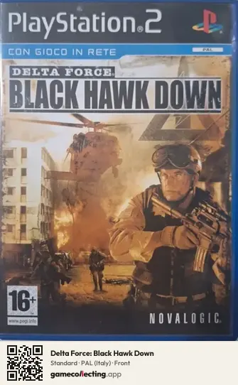 Delta Force: Black Hawk Down PlayStation 2, Italy box front