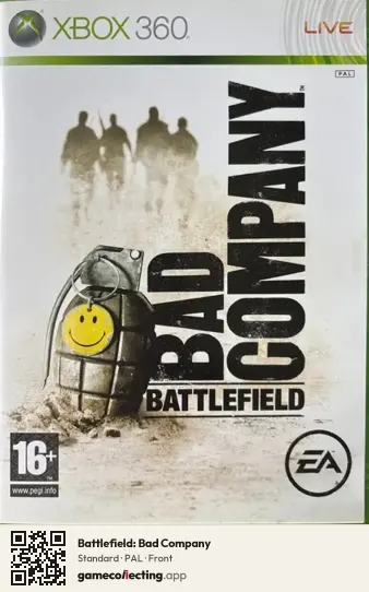Battlefield: Bad Company Xbox 360, PAL box front
