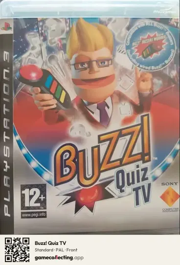 Buzz! Quiz TV PlayStation 3, PAL box front