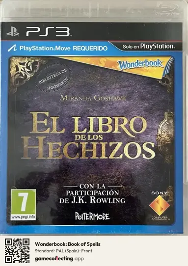 Wonderbook: Book of Spells PlayStation 3, Spain box front