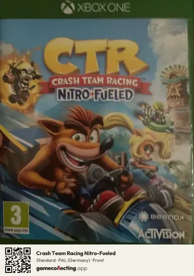 Crash Team Racing Nitro-Fueled Xbox One, Germany box front