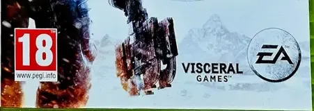 Dead Space 3, the PEGI square on its front