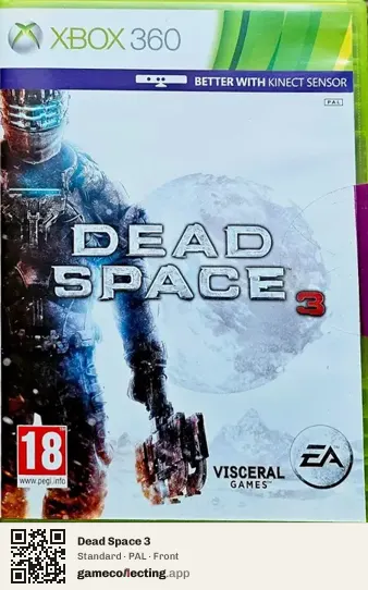 Dead Space 3 Xbox 360, PAL box front