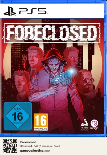 Foreclosed PlayStation 5, Germany box front