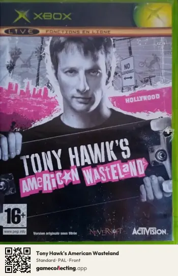 Tony Hawk's American Wasteland Xbox, PAL box front