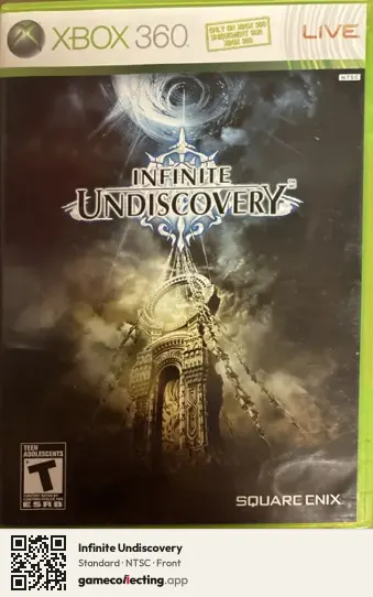 Infinite Undiscovery Xbox 360, NTSC box front