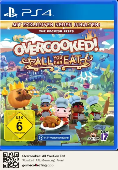 Overcooked! All You Can Eat PlayStation 4, Germany box front