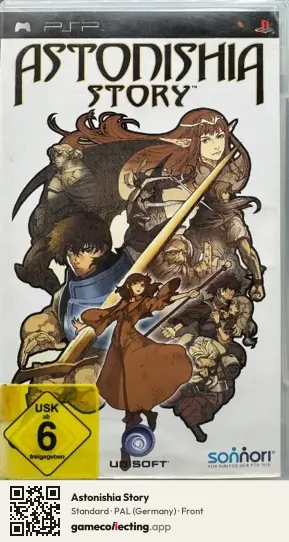 Astonishia Story PlayStation Portable, Germany box front