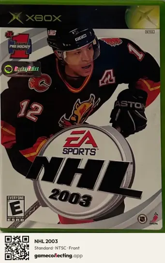 NHL 2003 Xbox, NTSC box front
