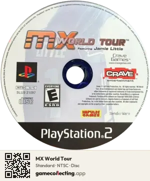 MX World Tour PlayStation 2, NTSC disc