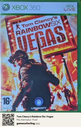 Tom Clancy's Rainbow Six: Vegas Xbox 360, Germany box front
