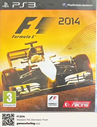 F1 2014 PlayStation 3, Germany box front