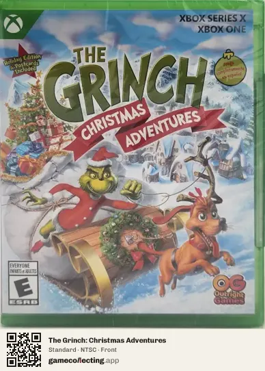 The Grinch: Christmas Adventures Xbox Series X, NTSC box front