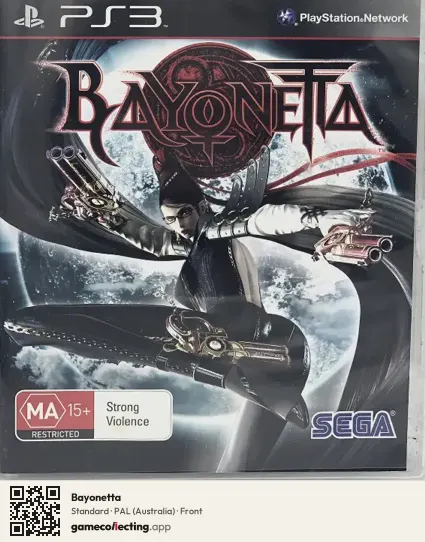 Bayonetta PlayStation 3, Australia box front