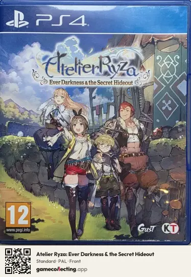 Atelier Ryza: Ever Darkness & the Secret Hideout PlayStation 4, PAL box front