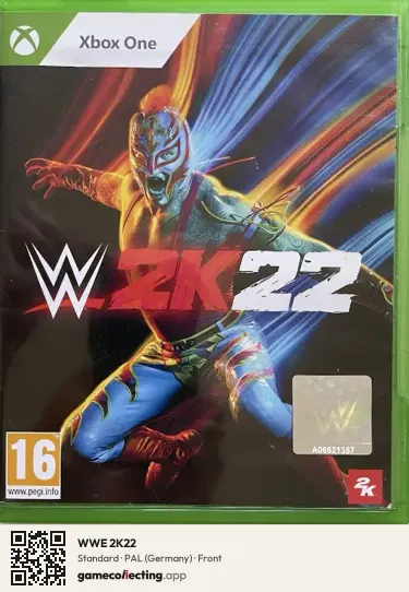 WWE 2K22 Xbox One, Germany box front