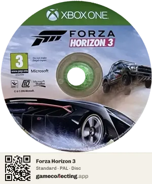 Forza Horizon 3 Xbox One, PAL disc