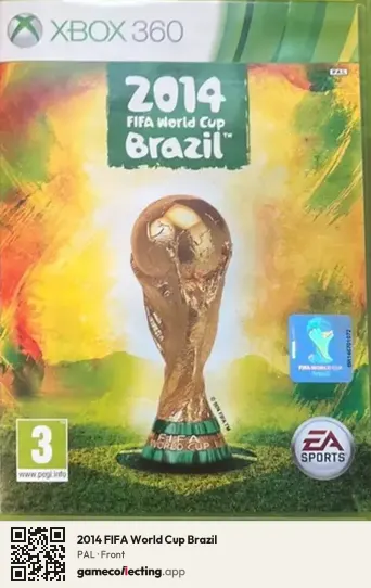 2014 FIFA World Cup Brazil Xbox 360, PAL box front