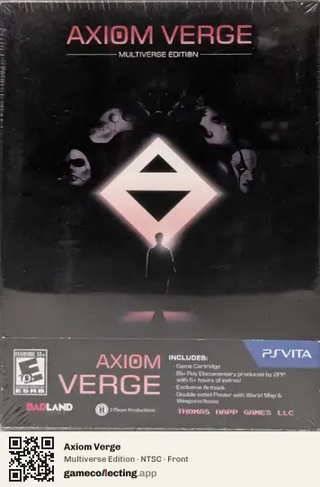 Axiom Verge PlayStation Vita, NTSC box front