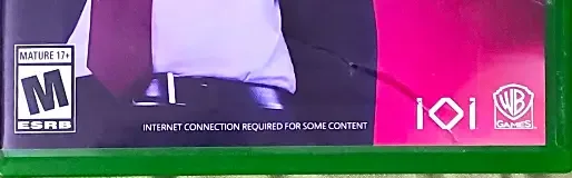 Hitman 2, the ESRB box on its front