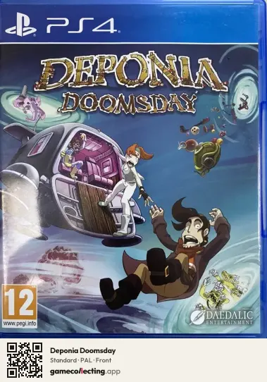 Deponia Doomsday PlayStation 4, PAL box front