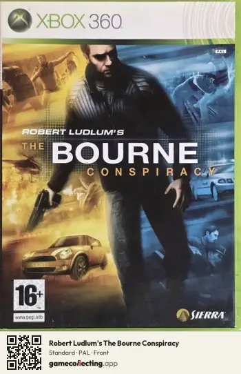 Robert Ludlum's The Bourne Conspiracy Xbox 360, PAL box front