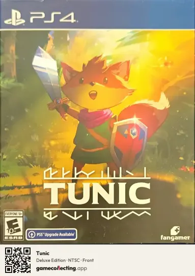 Tunic PlayStation 4, NTSC box front