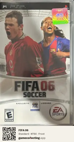FIFA 06 PlayStation Portable, NTSC box front