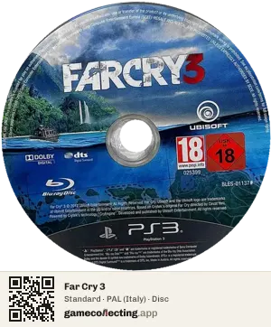 Far Cry 3 PlayStation 3, PAL disc