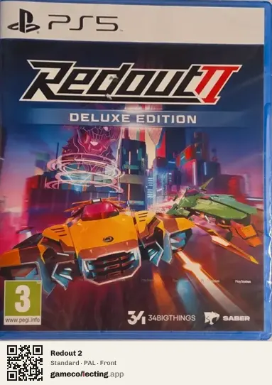 Redout 2 PlayStation 5, PAL box front