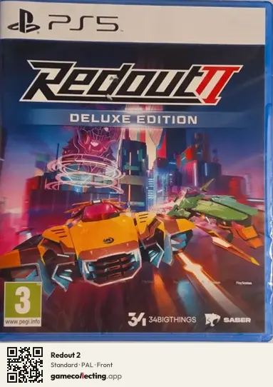 Redout 2 PlayStation 5, PAL box front