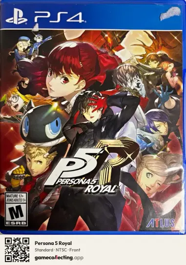 Persona 5 Royal PlayStation 4, NTSC box front