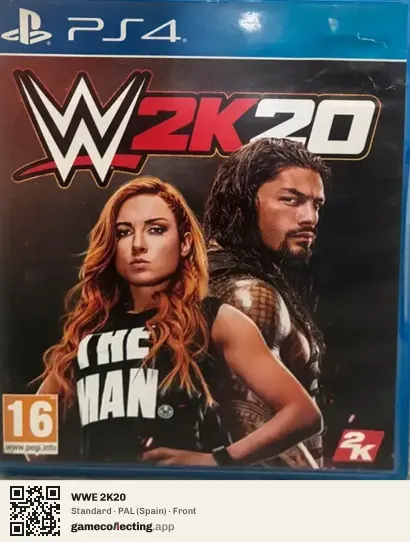 WWE 2K20 PlayStation 4, Spain box front