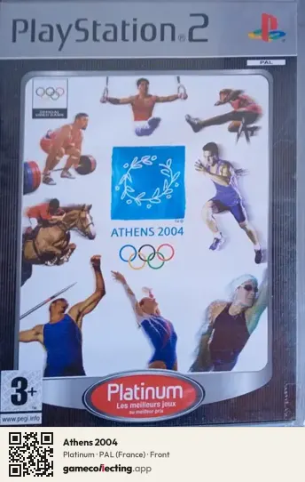 Athens 2004 PlayStation 2, France box front
