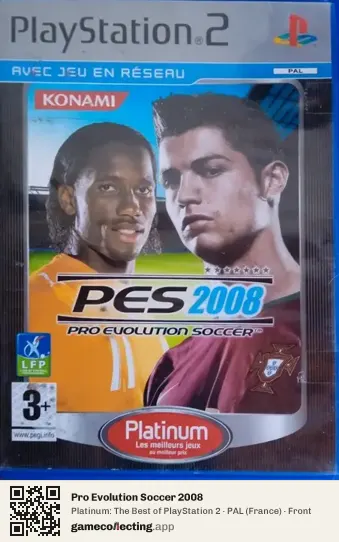 Pro Evolution Soccer 2008 PlayStation 2, France box front