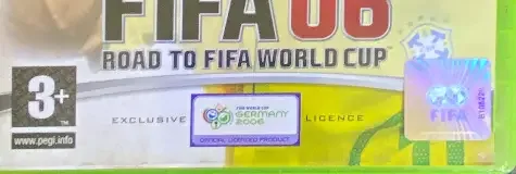 FIFA 06: Road to FIFA World Cup, the PEGI square on its front