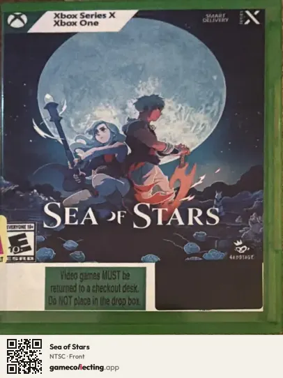 Sea of Stars Xbox Series X, NTSC box front