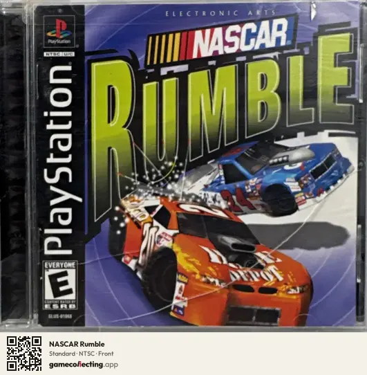 NASCAR Rumble PlayStation, NTSC box front