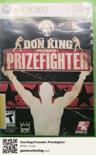 Don King Presents: Prizefighter Xbox 360, NTSC box front