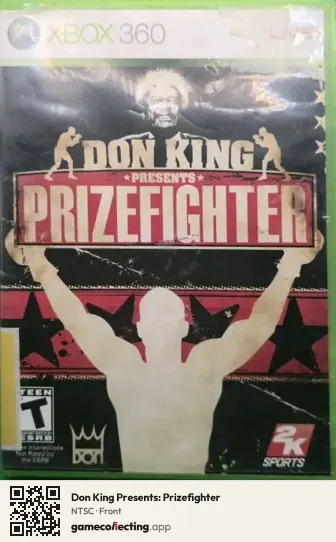 Don King Presents: Prizefighter Xbox 360, NTSC box front