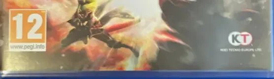 Toukiden: Kiwami, the PEGI square on its front