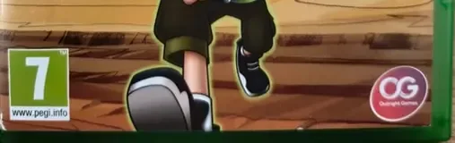 Ben 10, the PEGI square on its front