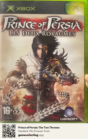 Prince of Persia: The Two Thrones Xbox, France box front