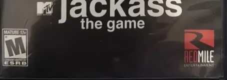 Jackass: The Game, the ESRB box on its front