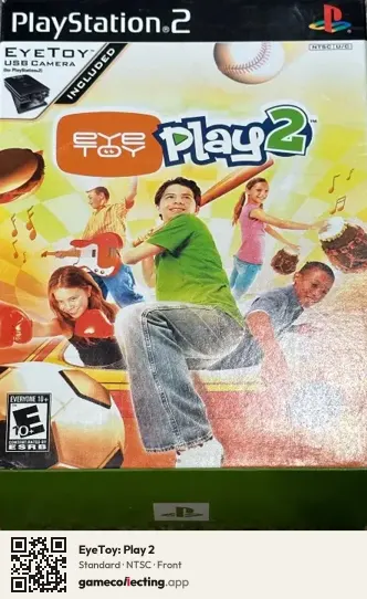 EyeToy: Play 2 PlayStation 2, NTSC box front