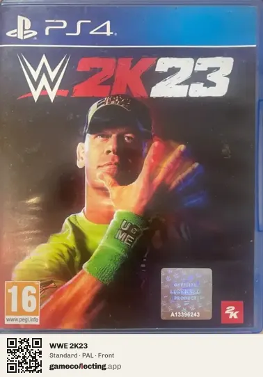 WWE 2K23 PlayStation 4, PAL box front