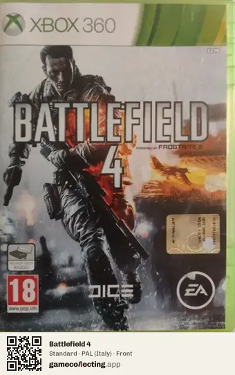Battlefield 4 Xbox 360, Italy box front