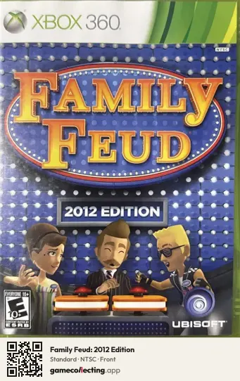 Family Feud: 2012 Edition Xbox 360, NTSC box front