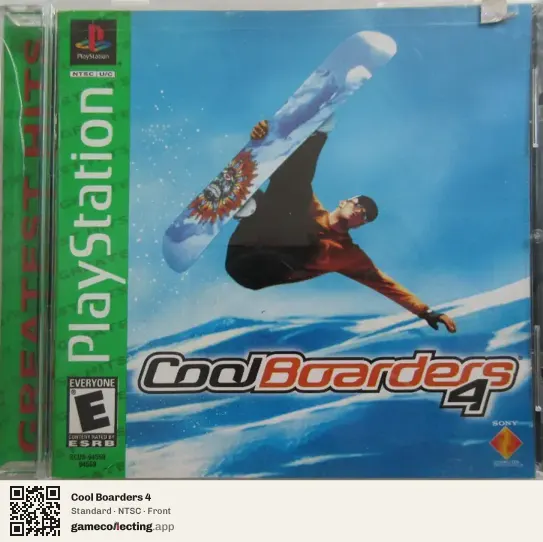 Cool Boarders 4 PlayStation, NTSC box front