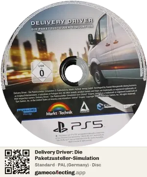 Delivery Driver: Die Paketzusteller-Simulation PlayStation 4, PAL disc